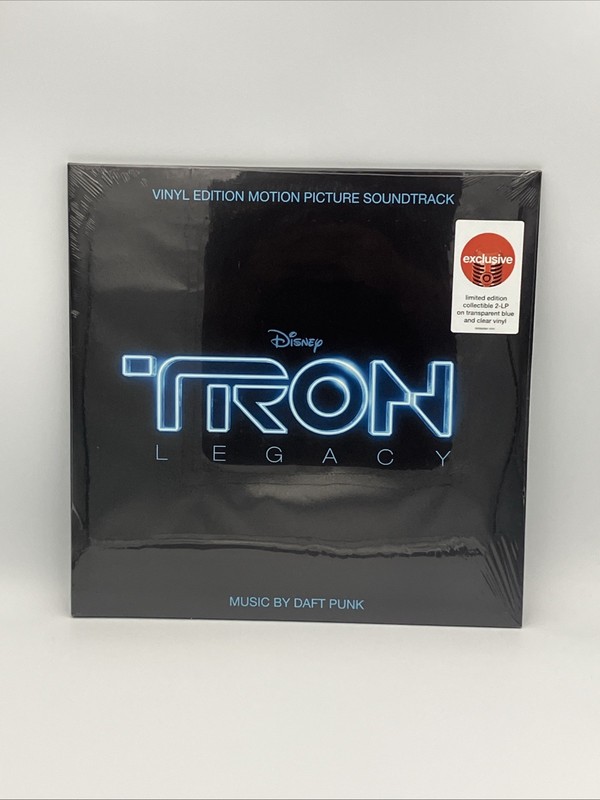 Daft Punk Tron Legacy 2x LP, Blue Clear Vinyl. New & Sealed!