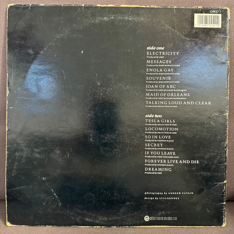 Orchestral Manoeuvres – The Best of OMD – Vinyl Record LP
