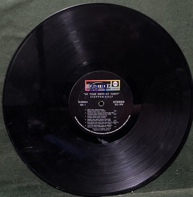Steppenwolf-At Your Birthday Party - 1969 Vinyl LP Record Album Die cut Cover FS gallery
