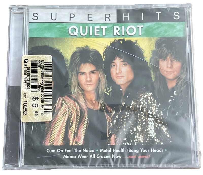 Quiet Riot Super Hits CD Sony BMG 1995/2007 New Sealed CRACKED CASE