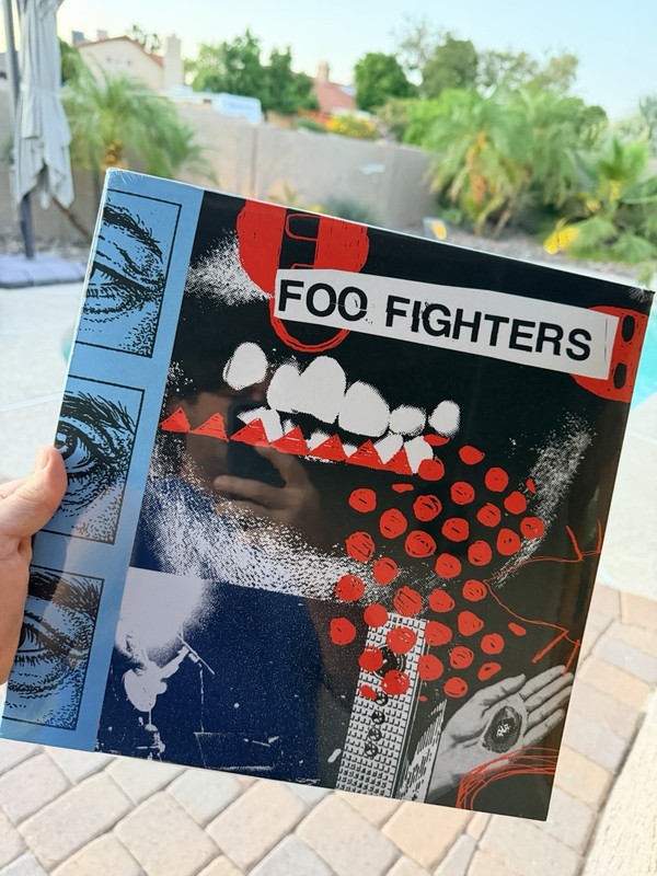 Foo Fighters – Your Favorite Toy – Metallic Silver Color Vinyl LP Poster Sealed