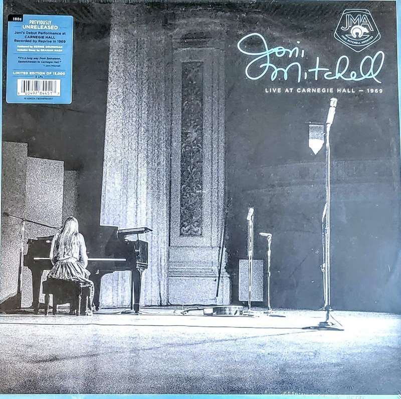 JONI MITCHELL LIVE AT CARNEGIE HALL – 180-GRAM VINYL 3-LP SET » NEW, SEALED «