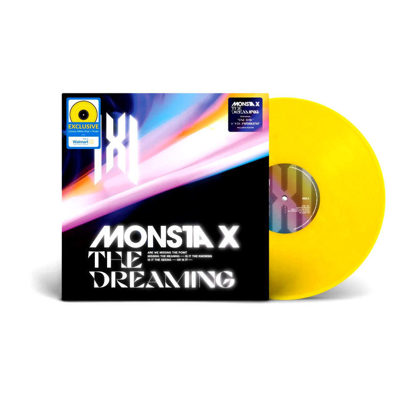 MONSTA X The Dreaming Wal-Mart Exclusive Canary Yellow Vinyl+Poster Sealed K-Pop