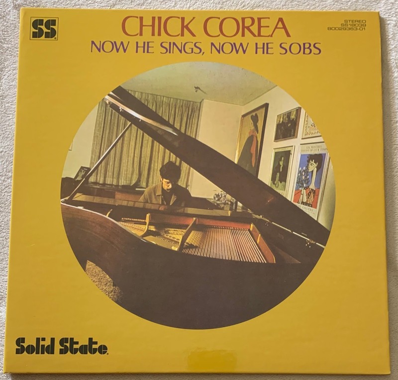 Chick Corea -Now He Sings, Now He Sobs -Blue Note – Solid State in bag w/sticker