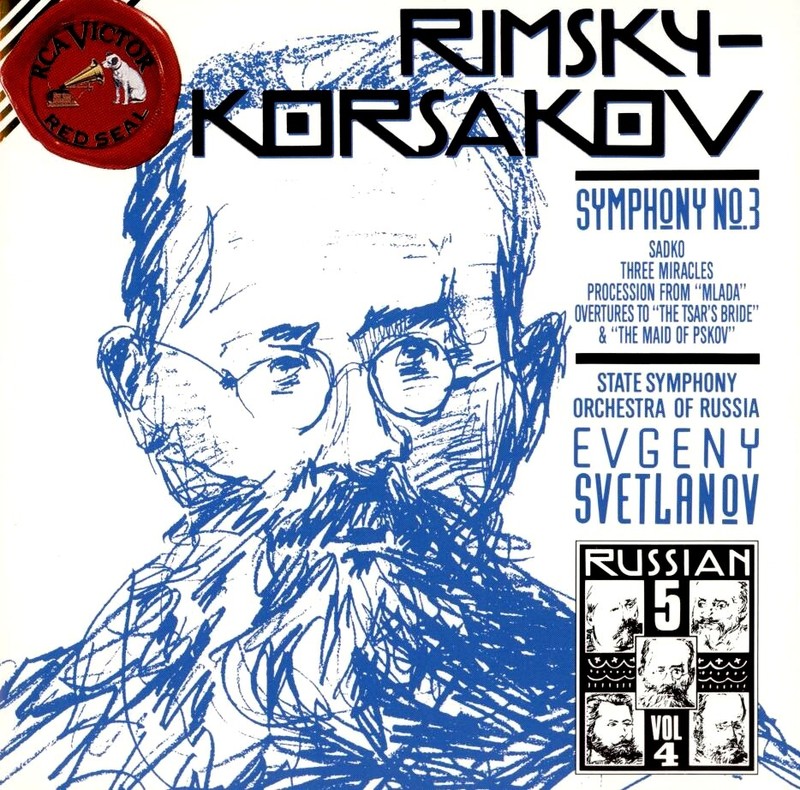 Rimsky-Korsakov: Symphony No. 3; Sadko; Overtures; Svetlanov (CD, 1995, RCA)