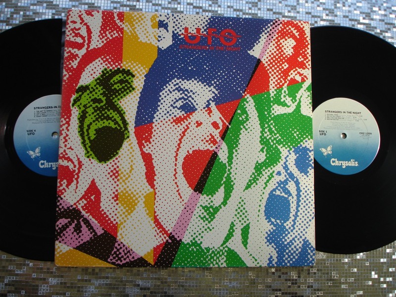 UFO ‎~ Strangers In The Night ~ EX/EX 1979 LP Chrysalis – CH2 1209