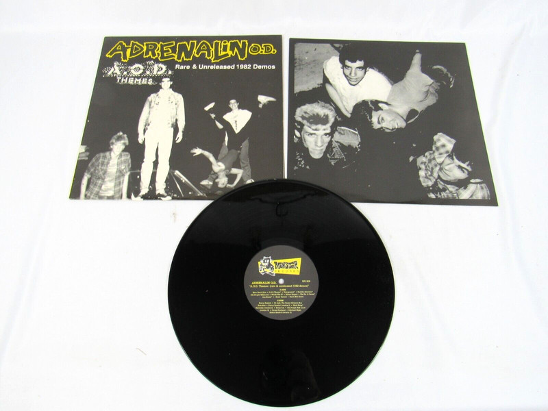 Adrenalin O.D. – A.O.D. Themes 1982 Demos 12″ Vinyl ( MR 209 ) 2001 Hardcore