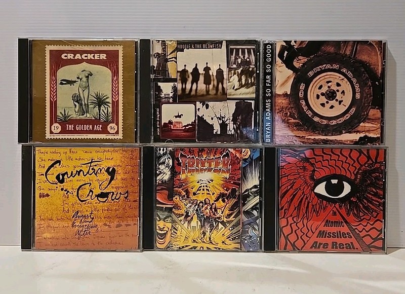 ROCK, ALT ROCK, GLAM ROCK – CD LOT OF 6 – SEE TITLES IN DESCRIPTION – RAG1