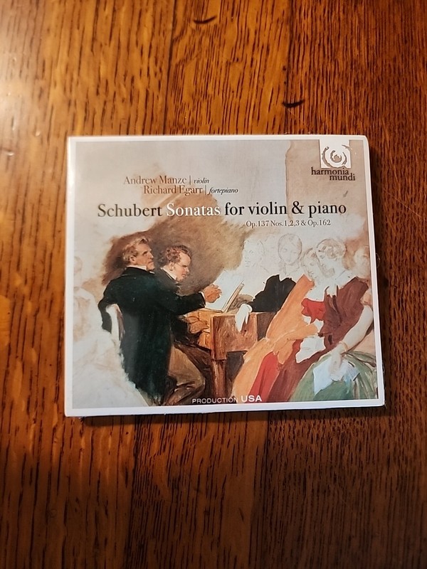 Violin Sonatas Opp 137 & 162 by Andrew Manze (CD, 2007)