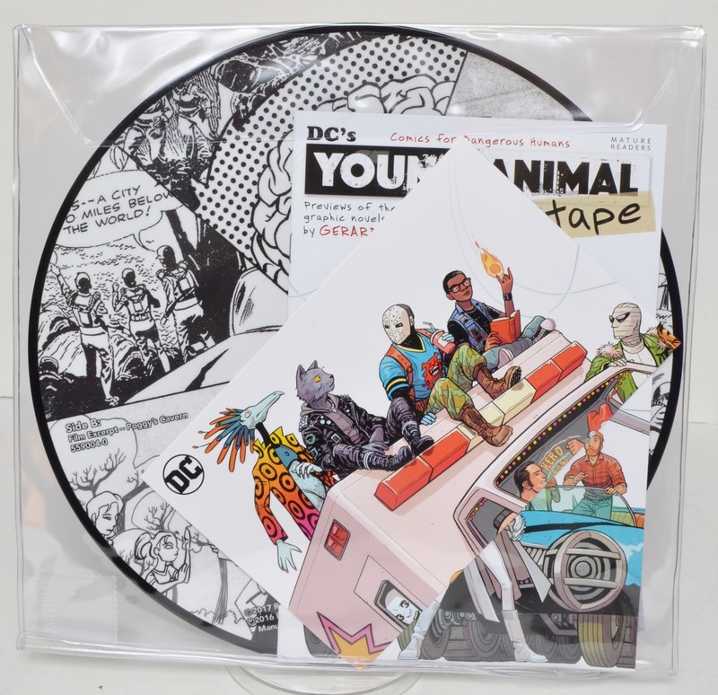 Gerard Way DC YOUNG ANIMAL COMIC RSD 12″ Pic Disc Ray Toro INTO CAVE WE WANDER