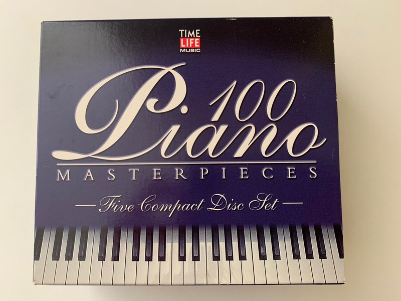 100 Piano Masterpieces 5 CD Set Time Life- (Excellent Condition!)