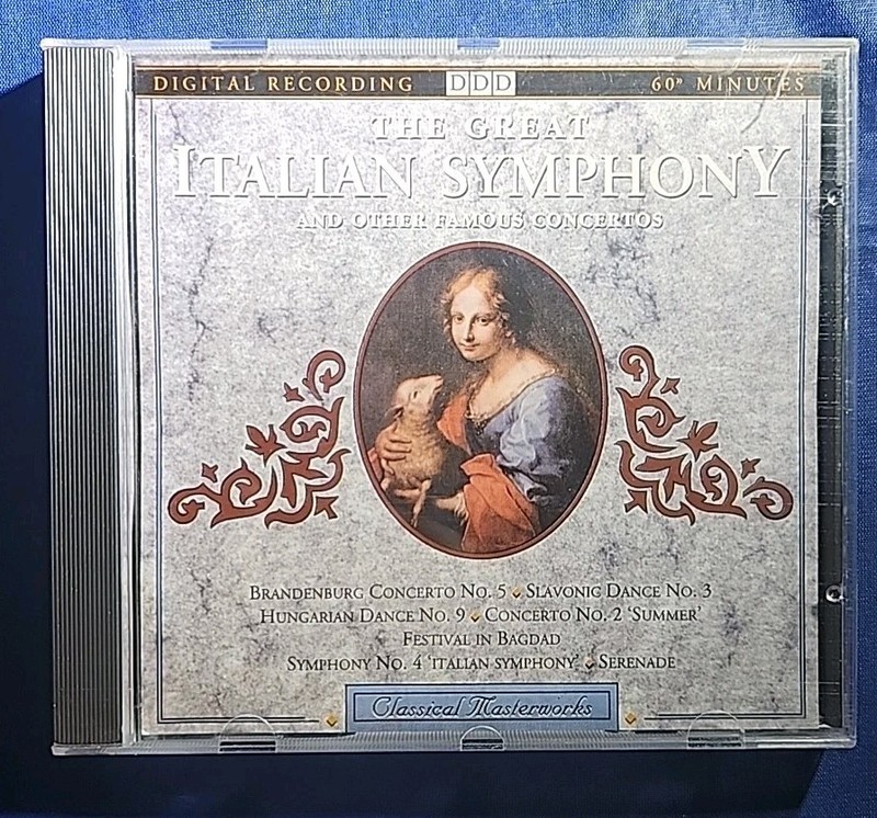 THE GREAT ITALIAN SYMPHONY AND OTHER FAMOUS CONCERTOS ( CD, 1992 )