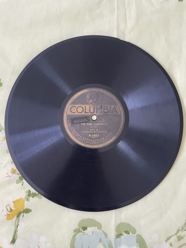 Columbia A1803 - 78rpm Record - David Reed (Sailor Song / The Rube Quartette) gallery