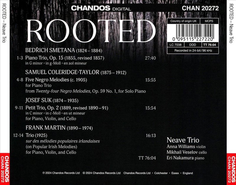 NEAVE TRIO ROOTED NEW CD
