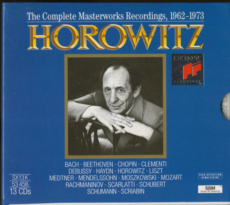 Horowitz Complete Masterworks Recordings 1962-73 Sony CD Box Set 13 CDs VG! gallery