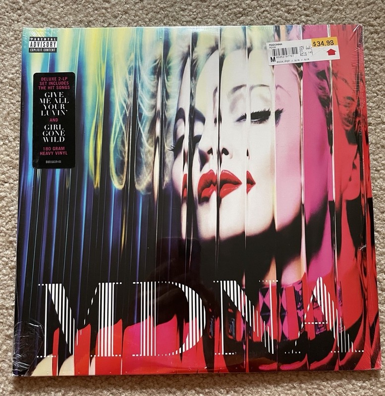 Madonna – MDNA (2012) 2 LP Vinyl New Sealed W/ Sticker Original Press See Photos