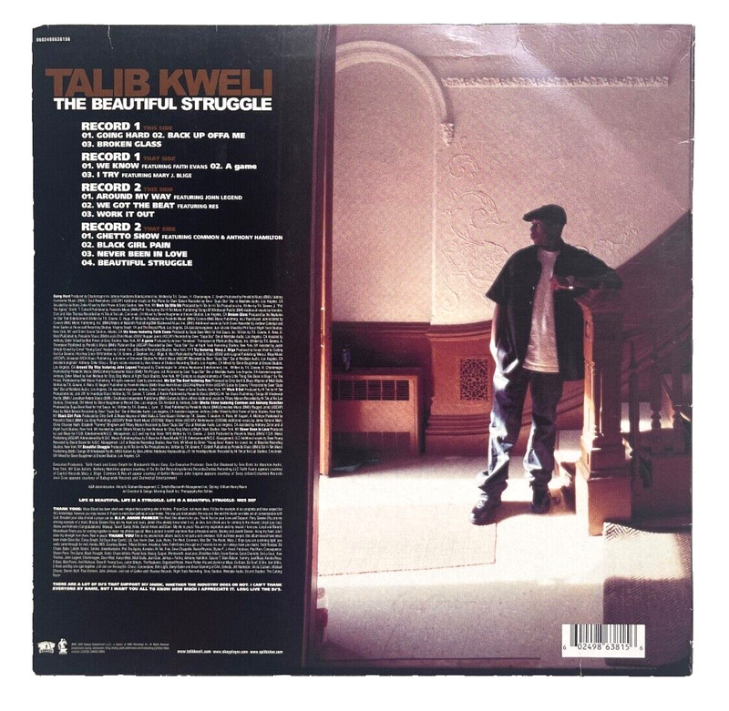 TALIB KWELI The Beautiful Struggle * 2 Vinyl Lp * 0602498638156 * Free P&P UK * gallery