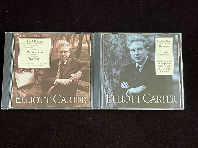 Elliot Carter CD Lot – THE MINOTAUR, Piano Sonata Flute Oboe Cello Harpsichord
