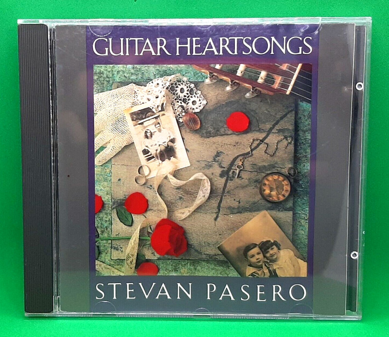 STEVAN PASERO / GUITAR HEARTSONGS CD ~ 1987 SUGO RECORDINGS ~ CLARE DE LUNE