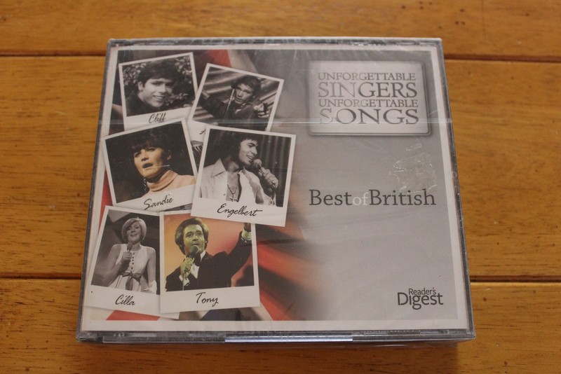 Unforgettable Singers Songs Best of British 3 CD Set Reader’s Digest Music Album