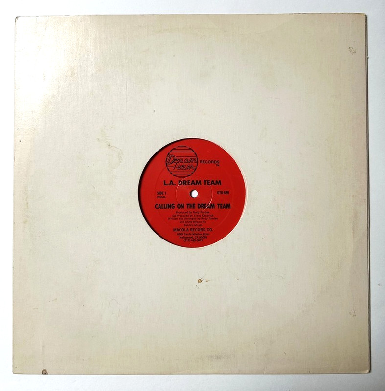 RARE L.A. Dream Team – Calling On The Dream Team 1985 LP (VG) DTR-629 ULTRASONIC