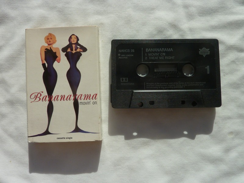 Bananarama Movin’ On 2 track UK cassette single cassingle