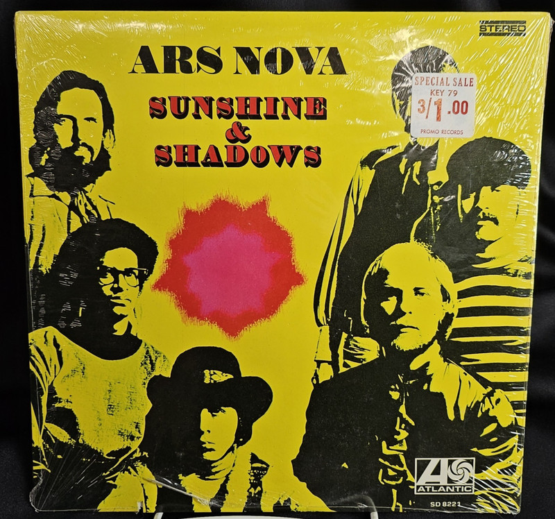 Ars Nova Sunshine & Shadows 1969 Vintage Sealed Vinyl LP SD-8221