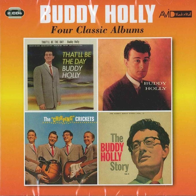 Buddy Holly FOUR CLASSIC ALBUMS That’ll Be The Day/Chirping Crickets NEW 2 CD