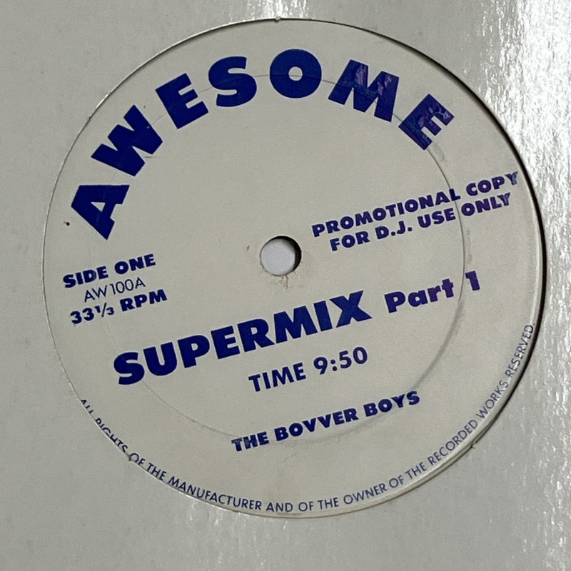 The Bovver Boys – Supermix – Awesome 12″ Promo Mixed US AW100