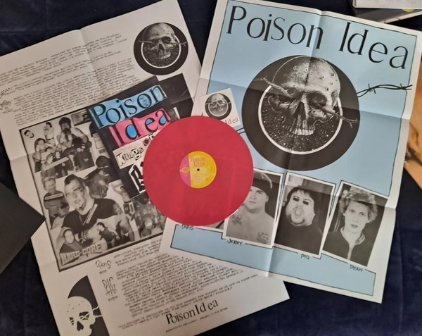 ✠POISON IDEA✠ Kings Of Punk LP PINK /100 Portland Edition RE TKO Pushead Pusmort