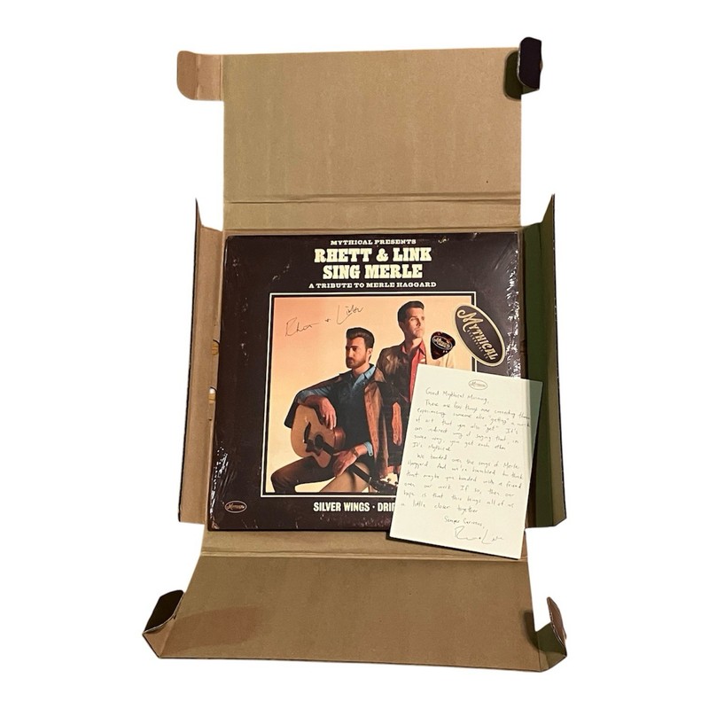 Rhett & Link Sing Merle Vinyl Limited Edition New Sealed Record GMM Merch Extras