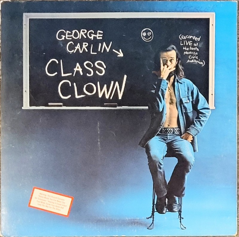 GEORGE CARLIN Class Clown LD 1004 Vinyl Recorded Live Santa Monica Auditorium