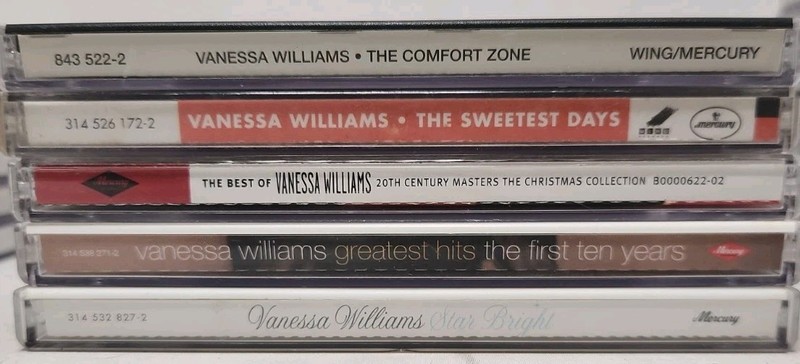 Lot Of 5 Vanessa Williams CD’s – C831