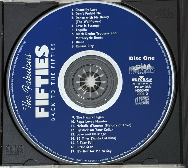 The Fabulous Fifties 6-CD Lot Back to & Unforgettable 50s Hits BMG Time Life gallery