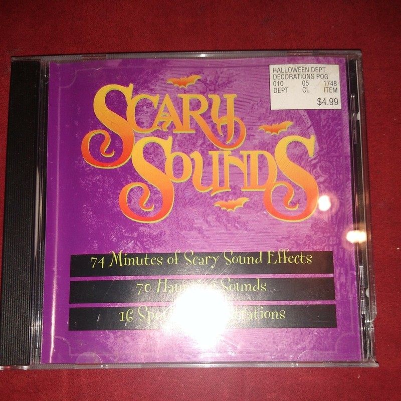 Scary Sounds CD by Various Artists (CD, Wal-Mart)