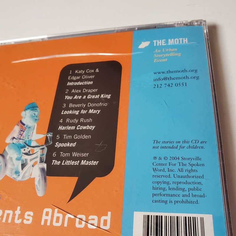 New The Moth Presents Innocents Abroad CD 2004 Storyville Spoken Word Urban rare gallery