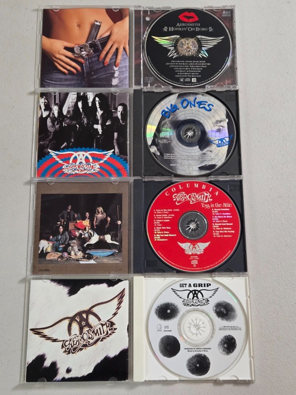 AEROSMITH CD Lot of 4 - Big Ones, Toys In The Attic & More - Classic Rock gallery