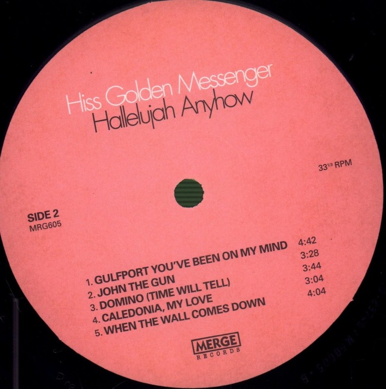 Hiss Golden Messenger Hallelujah Anyhow LP vinyl USA Merge 2017 in gatefold gallery
