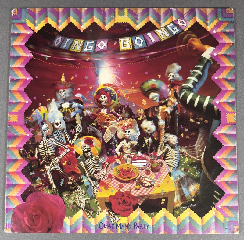 Oingo Boingo Dead Mans Party - US First Press MCA Records 5665 Vinyl LP 1985 NM gallery
