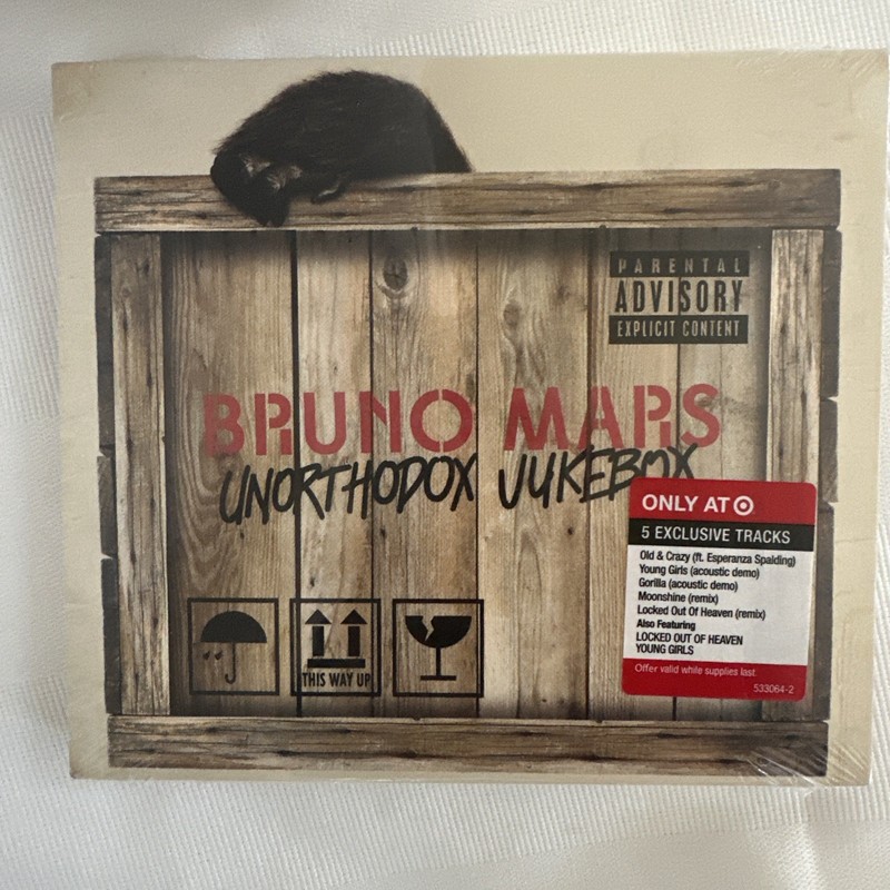 Unorthodox Jukebox by Bruno Mars CD Target Exclusive 5 Exclusive Tracks NEW