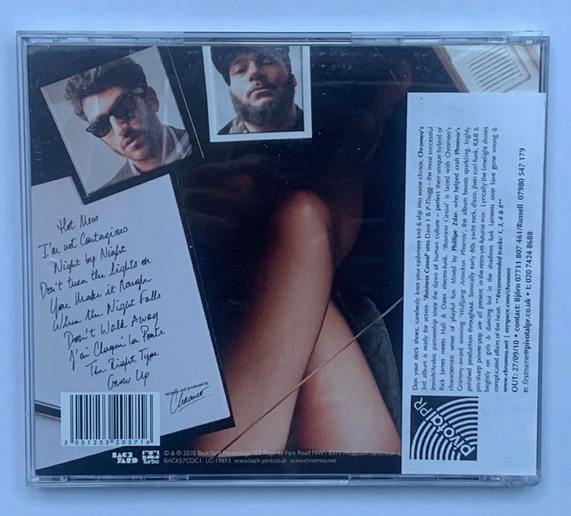 CHROMEO Business Casual 10 Track CD Album (2010) MINT with press release sticker gallery