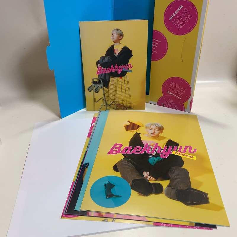 EXO BAEKHYUN Japan Solo CD Album Addicted WHIPPIN' Drown Ver. SET No Photocard gallery