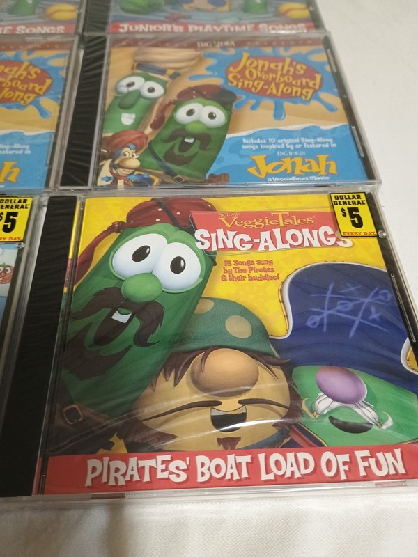 8 NEW VeggieTales Sing-Alongs CDs🏵️Music Childhood Christian Melodies Big Idea gallery