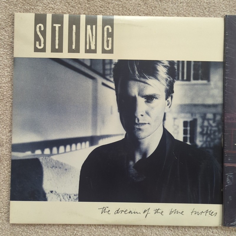 Lot of 2 Vinyl Records by Sting. The Dream of the Blue Turtles, 57th & 9th (new) gallery