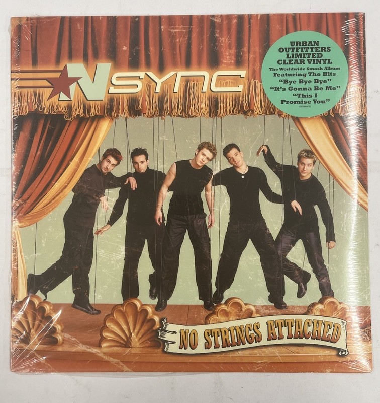 NSYNC – No Strings Attached (2000) [SEALED] 2018 Limited Clear Colored Vinyl LP