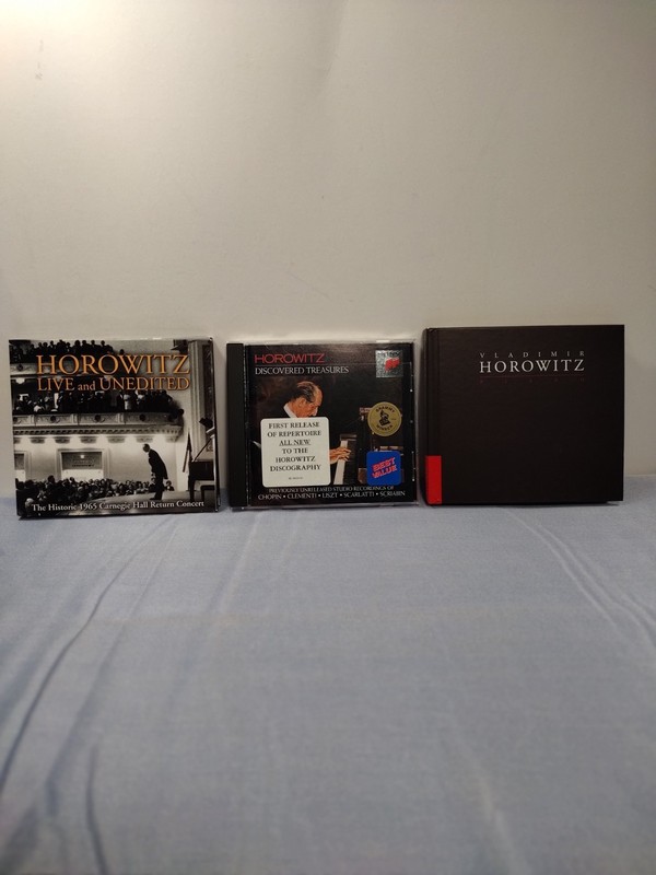 LOT OF ( 3 ) Vladimir Horowitz, Piano 4 CD Set + Book Andante 1928-1947 + Others