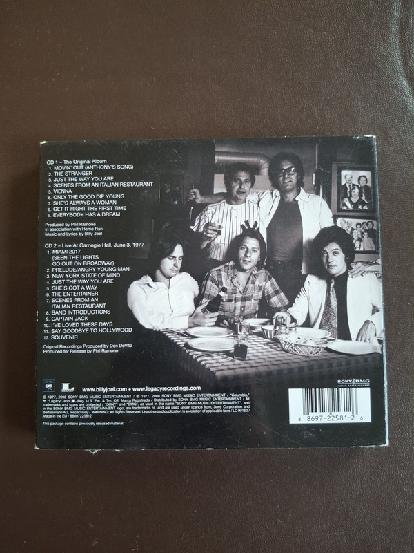 Billy Joel The Stranger CD | 2 Discs & Booklet gallery