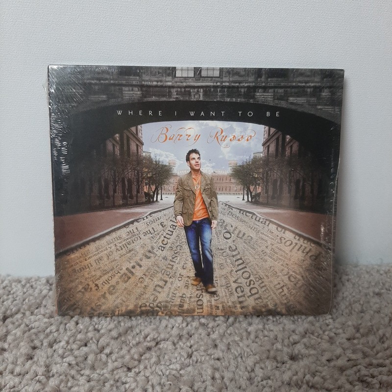 Barry Russo - Where I Want To Be (CD) Rare Independent Release NEW/SEALED