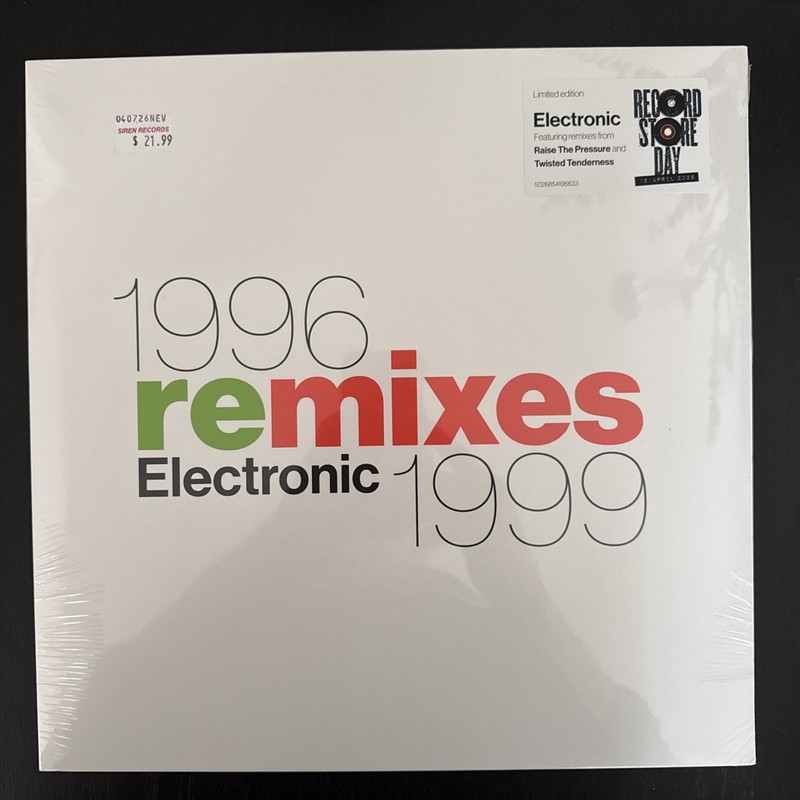 Electronic – 1996 Remixes 1999 Sealed RSD 2026 Limited Edition 12″ Vinyl EP