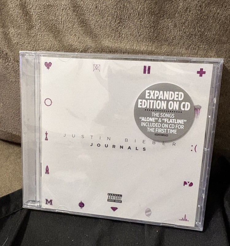JUSTIN BIEBER JOURNALS [EXPANDED EDITION] BRAND NEW CD